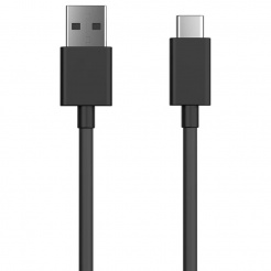 Nabíjací kábel USB-C – USB-A 33 cm black