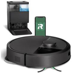 Robotický vysávač s mopom iRobot Roomba Plus 405 Combo + AutoWash dock - black
