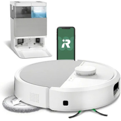 Robotický vysávač s mopom iRobot Roomba Plus 505 Combo + AutoWash dock - white