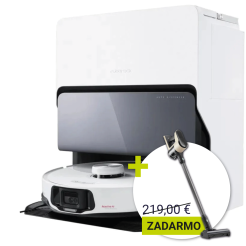 Robotický vysávač s mopom Roborock S8 MaxV Ultra - white + tyčový vysávač Roborock H5 úplne ZADARMO!