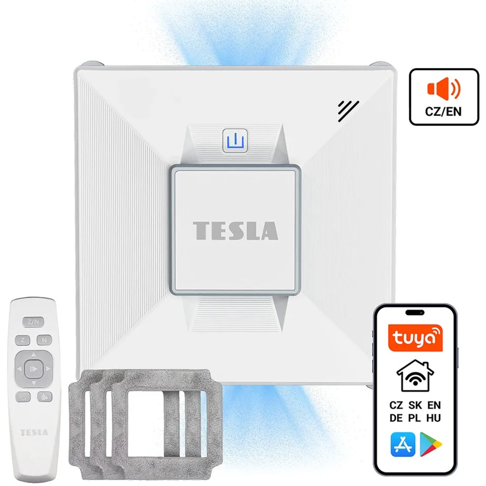 Robotický čistič okien TESLA RoboStar W800 WiFi - Zánovný Robotický čistič okien TESLA RoboStar W800 WiFi - Zánovný