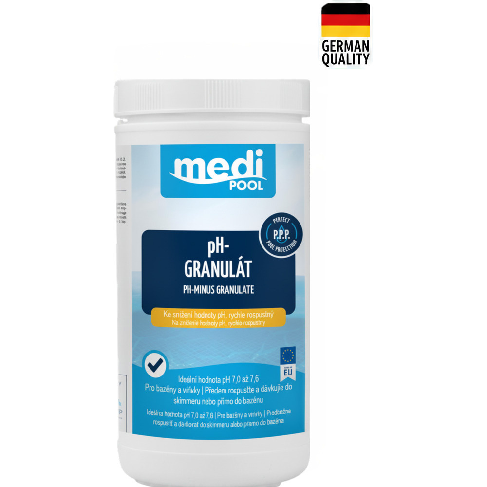 mediPOOL pH-Minus granulát 1,5 kg mediPOOL pH-Minus granulát 1,5 kg