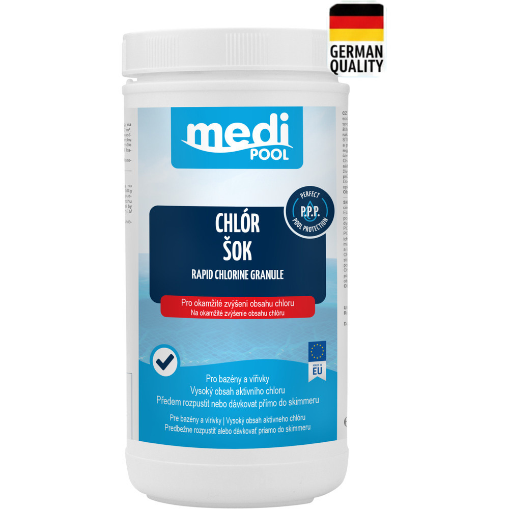 mediPOOL Rapid – chlórový granulát 1,0 kg mediPOOL Rapid – chlórový granulát 1,0 kg