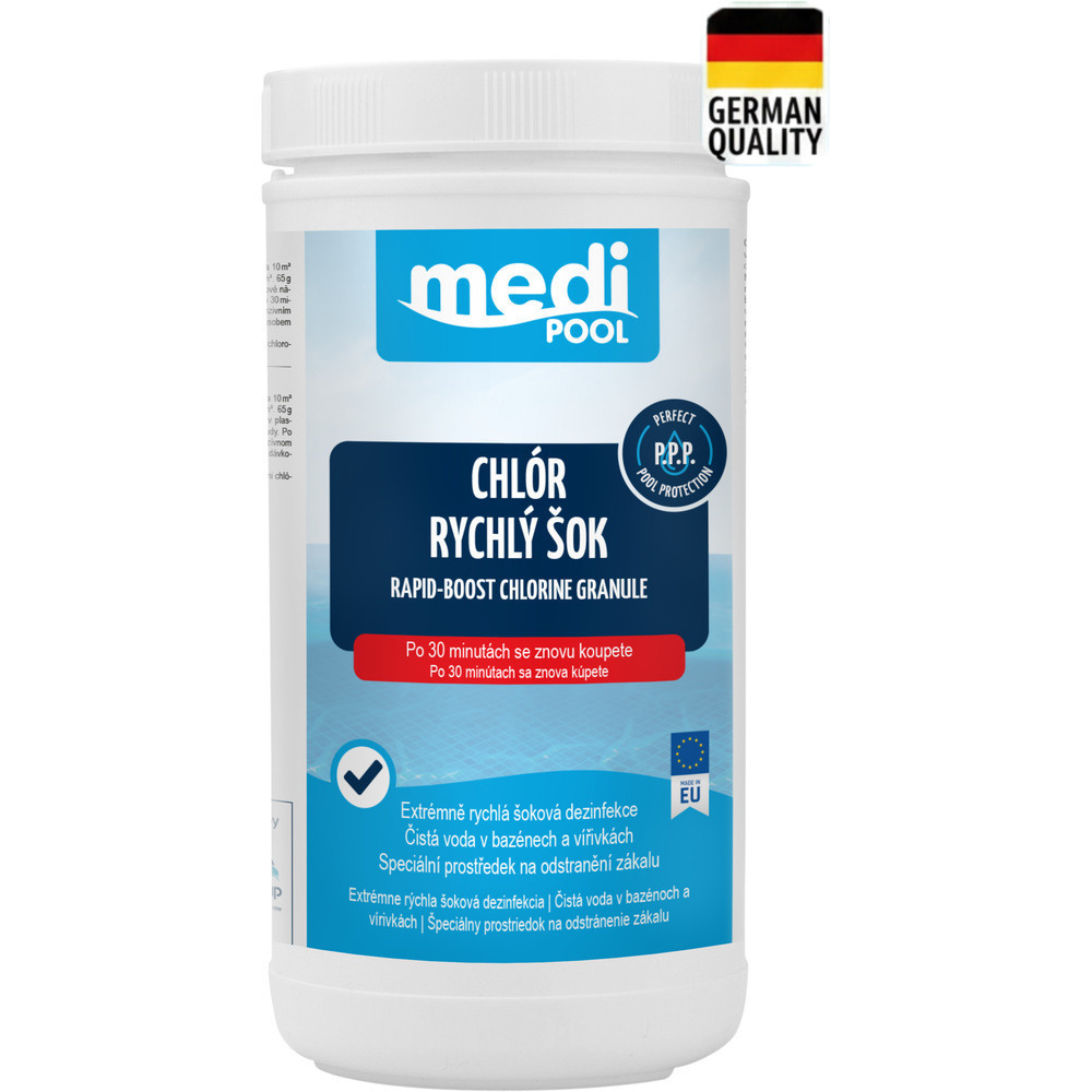 mediPOOL Rapid-BOOST chlórové granule 1,2 kg mediPOOL Rapid-BOOST chlórové granule 1,2 kg