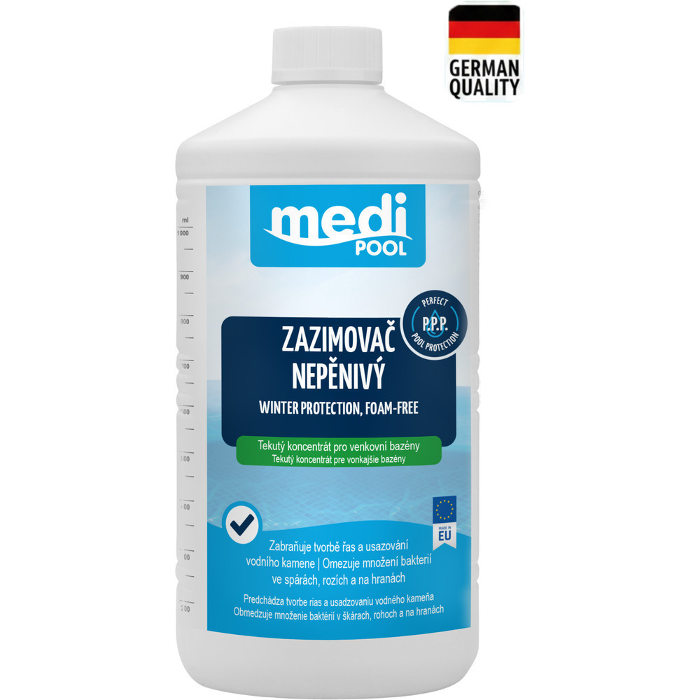 mediPOOL Prípravok na zazimovanie, nepienivý, 1,0 l mediPOOL Prípravok na zazimovanie, nepienivý, 1,0 l