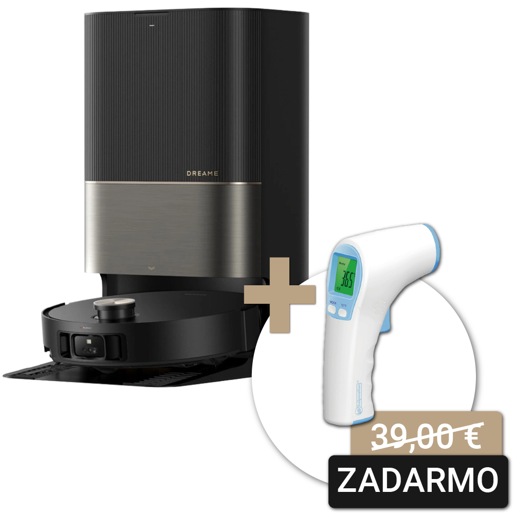 Robotický vysávač s mopom Dreame X50 Ultra Complete - čierny + bezkontaktný teplomer Robotický vysávač s mopom Dreame X50 Ultra Complete - čierny + bezkontaktný teplomer