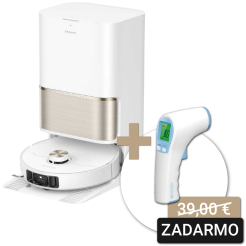 Robotický vysávač s mopom Dreame L50s Pro Ultra - biely + bezkontaktný teplomer
