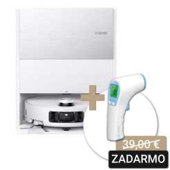 Robotický vysávač s mopom Dreame Aqua10 Roller - biely + bezkontaktný teplomer