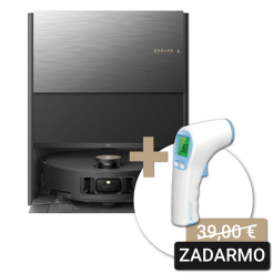 Robotický vysávač s mopom Dreame Aqua10 Roller - čierny + bezkontaktný teplomer