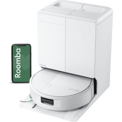 Robotický vysávač s mopom iRobot Roomba Plus 675 Combo + dokovacia stanica AutoWash – biela